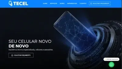 Exemplo de site para comércio